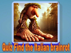 Cluiche Quiz Find the Italian brainrot 