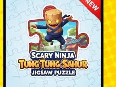 Cluiche Scary Ninja Tung Tung Sahur Jigsaw Puzzle