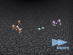 Cluiche Stickman Aliens Battle Simulator