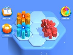 Cluiche Flower Hexa Puzzle