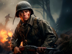 Cluiche World War 2 Shooter