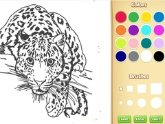 Cluiche Realistic Animals Coloring Book for Kids