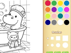 Cluiche Cozy Friends Coloring Book for Kids
