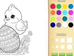 Cluiche Easter Coloring Book for Kids