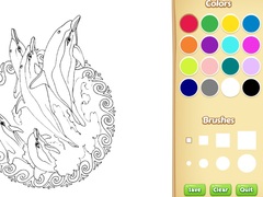 Cluiche Mandala Coloring Book For Adults