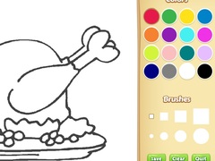 Cluiche Food Coloring Book For Kids