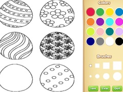 Cluiche Easter Eggs Coloring Book for Kids