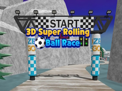 Cluiche 3D Super Rolling Ball Race