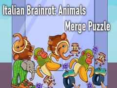 Cluiche Italian Brainrot: Animals Merge Puzzle
