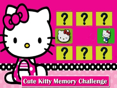 Cluiche Cute Kitty Memory Challenge