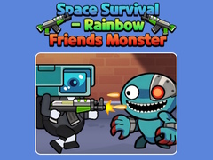 Cluiche Space Survival - Rainbow Friends Monster