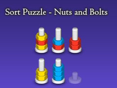 Cluiche Sort Puzzle - Nuts and Bolts