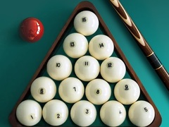 Cluiche Billiards 3D: Russian Pyramid