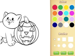 Cluiche Halloween Coloring Book