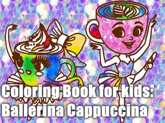 Cluiche Coloring Book for kids: Ballerina Cappuccina 