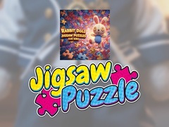 Cluiche Rabbit Doll Jigsaw Puzzles For Kids