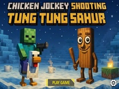 Cluiche Chicken Jockey Shooting Tung Tung Sahur