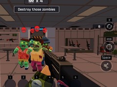 Cluiche Pixel Combat: Zombies Strike