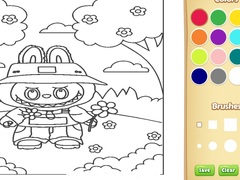 Cluiche Labubu Coloring Book For Kids