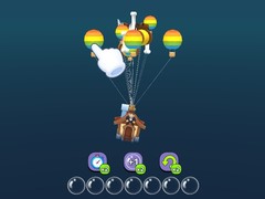 Cluiche Merge 3d  Match 3 Balloons