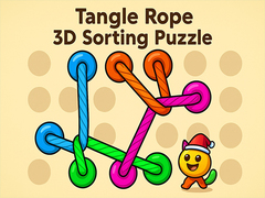 Cluiche Hazel Tangle Rope 3D: Sorting Puzzle