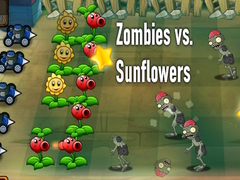 Cluiche Zombies vs. Sunflowers
