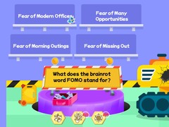 Cluiche Kids Quiz: Brainrot Words Quiz
