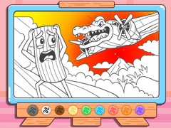 Cluiche Coloring Book: Bombardino Crocodilo