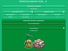 Cluiche Pepecoin Miner Idle Simulator