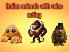 Cluiche Italian animals with voice acting