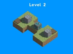 Cluiche Block Pusher Voxel World 3D