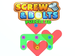 Cluiche Screw & bolts Puzzle 3D
