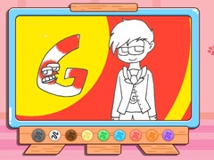 Cluiche Coloring Book: Alphabet Lore G