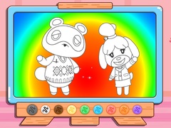 Cluiche Coloring Book: Animal Crossing