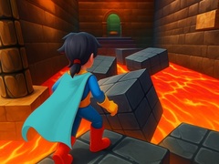 Cluiche Superhero Escape Run