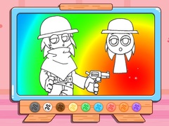 Cluiche Coloring Book: Sprunki Tunner