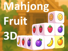 Cluiche Mahjong Fruit 3D