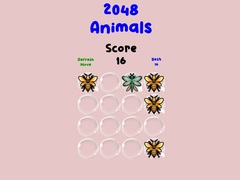 Cluiche 2048 Animals