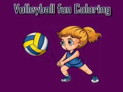 Cluiche Volleyball Fun Coloring