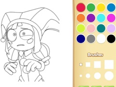 Cluiche Pomni Coloring Book For Kids