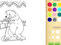 Cluiche Circus Animals Coloring Book