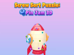 Cluiche Screw Sort Puzzle: Pin Jam 3D
