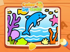 Cluiche Color By Code: Dolphin