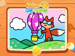 Cluiche Color By Code: Hot Air Balloon