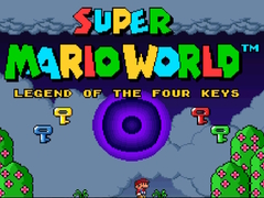 Cluiche Super Mario World Legend of the Four Keys