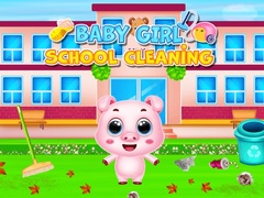 Cluiche Baby Girl School Cleaning