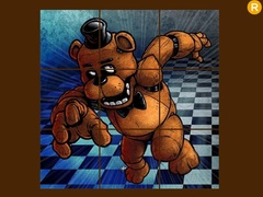 Cluiche Fnaf Freddy Sliding Puzzle