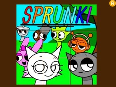 Cluiche Sprunki Sliding Puzzle