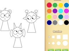 Cluiche Sprunki Coloring Pages
