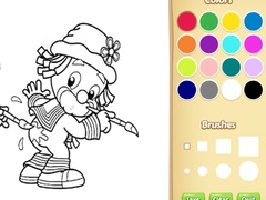Cluiche Clown Coloring Book For Adults